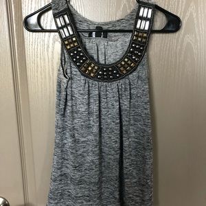 Beaded tank top